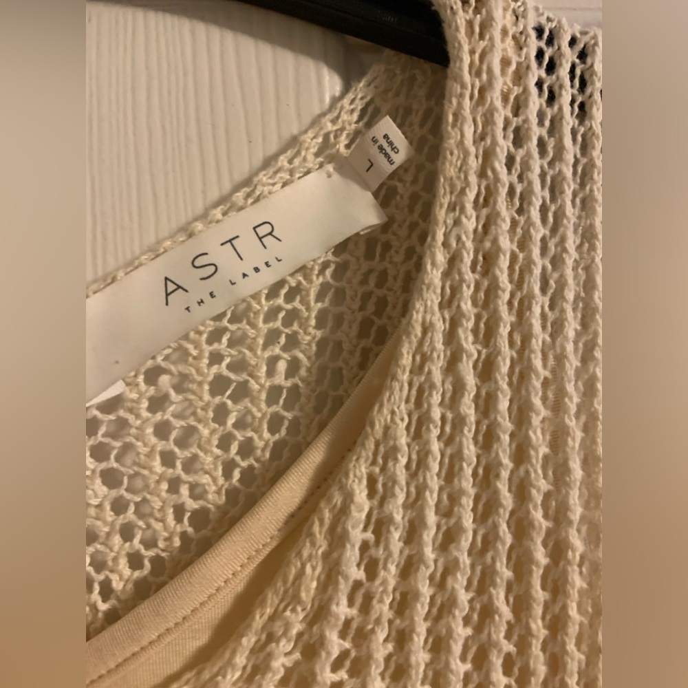ASTR The Label Cream Knit Dress (NWOT)